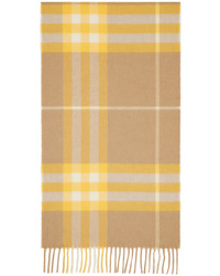 Burberry Beige Classic Check Scarf