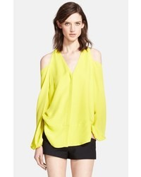 Yellow Chiffon Shirt