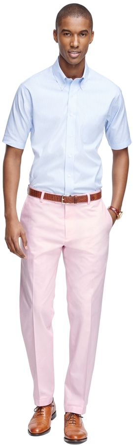 Brooks Brothers Milano Fit Oxford Chinos, $105 | Brooks Brothers ...