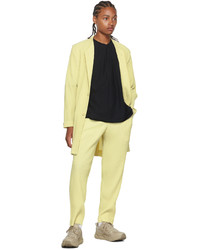 Homme Plissé Issey Miyake Yellow Tailored Pleats 1 Trousers