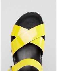 Asos Find Me Chunky Flat Sandals