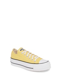 Yellow Chunky Low Top Sneakers