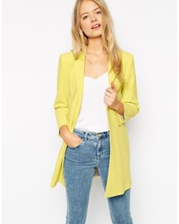Asos Collection Coat In Lightweight With Contrast Liner