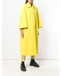 Sara Battaglia Oversized Single Breasted Coat