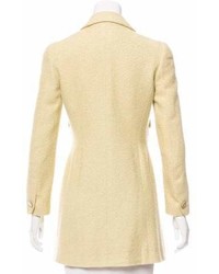 Chanel Structured Tweed Coat
