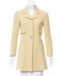 Chanel Structured Tweed Coat
