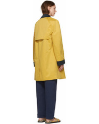 Burberry Yellow Car Coat