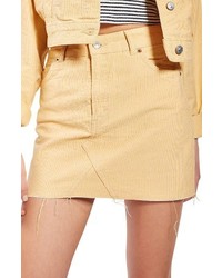 Topshop Corduroy Miniskirt