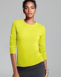 Bloomingdale's C By Cashmere Crew Neck Sweater