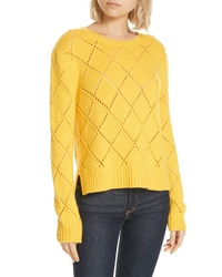 Chinti & Parker Cashmere Textured Harlequin Sweater