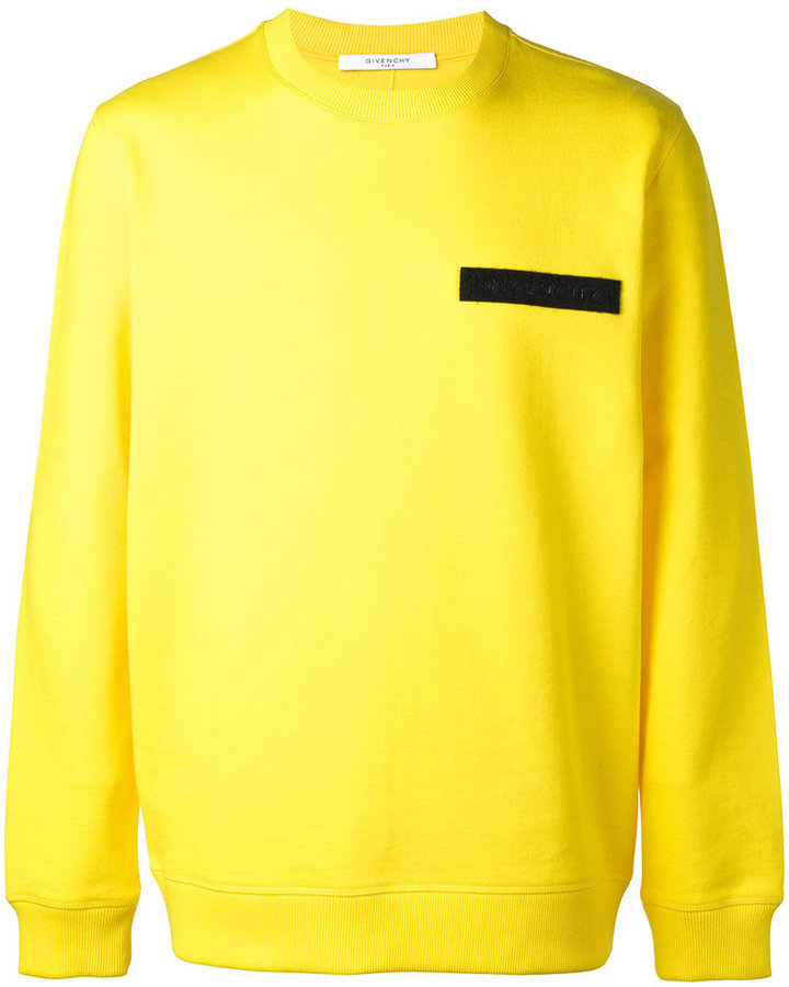 Givenchy Logo Plague Sweater, $401  | Lookastic