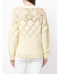 Chloé Open Knit Sweater