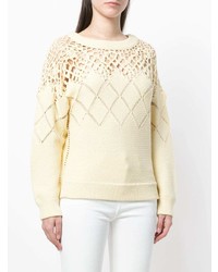 Chloé Open Knit Sweater