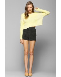 Silence & Noise Silence Noise Stitch Cropped Sweater