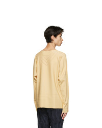 Issey Miyake Men Yellow A Poc 24g Sweater