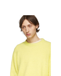 Tibi Yellow Airy Sweater