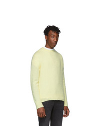 Acne Studios Yellow Wool And Cashmere Peele Sweater