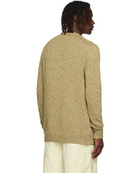 Jil Sander Yellow Wool Polyester Sweater