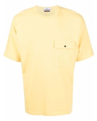 Stone Island Embroidered Compass Pocket T Shirt