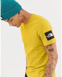 The North Face Fine 2 T Shirt In Yellow