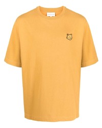 MAISON KITSUNÉ Fox Patch Cotton T Shirt