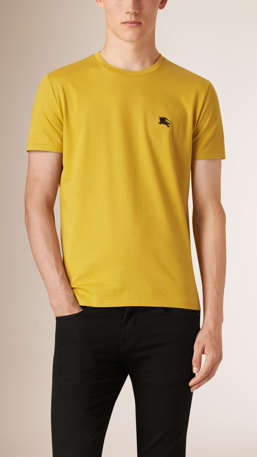 burberry shirt yellow