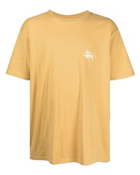 Stussy Logo Crew Neck T Shirt