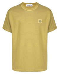 Stone Island Logo Patch Short Sleeve T Shirt