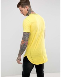 Religion Longline T Shirt With Chest Branding