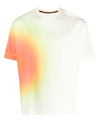 Paul Smith Ombr Effect Cotton T Shirt