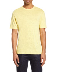 Officine Generale Pigt Dyed Linen T Shirt