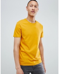 Burton Menswear Regular Fit T Shirt In Mustard