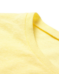 Gant Rugger Slubbed Cotton And Linen Blend Jersey T Shirt