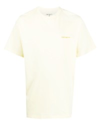 Carhartt WIP Script Embroidered Logo T Shirt