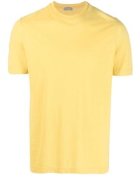 Zanone Short Sleeve Plain Cotton T Shirt