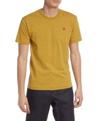 Comme Des Garcons Play Small Heart Cotton T Shirt In Olive At Nordstrom