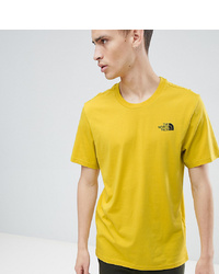 The North Face To Asos Simple Dome T Shirt In Yellow