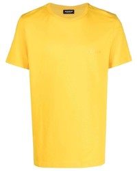 Dondup Tone On Tone Logo Cotton T Shirt
