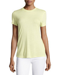 X By Gottex Draped Back Tee Yellow