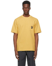 Stussy Yellow 8 Ball Pocket T Shirt