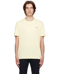 Hugo Yellow Bonded T Shirt