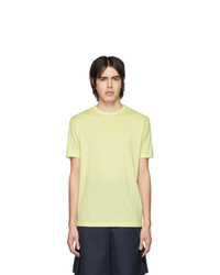 Sunspel Yellow Classic T Shirt