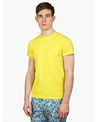 Jil Sander Yellow Cotton T Shirt