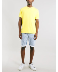 Topman Yellow Crew Neck T Shirt