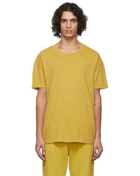 Les Tien Yellow Crewneck T Shirt