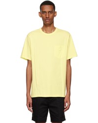 MAISON KITSUNÉ Yellow Fox Patch T Shirt