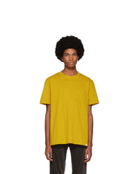 Norse Projects Yellow Joannes Pocket T Shirt