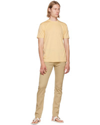 Tom Ford Yellow Lyocell T Shirt