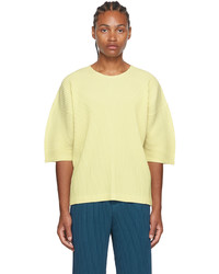 Homme Plissé Issey Miyake Yellow Monthly Color July T Shirt