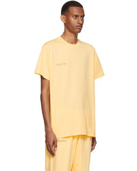 PANGAIA Yellow Organic Cotton T Shirt